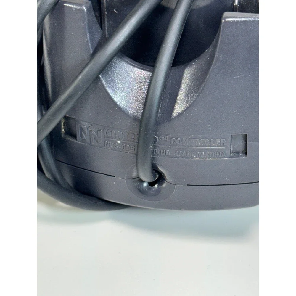 Nintendo 64 N64 Black Controller Authentic OEM Tested & Working‎ NUS-005
